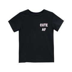 CUTE AF BOYS SMALL PRINT TEE